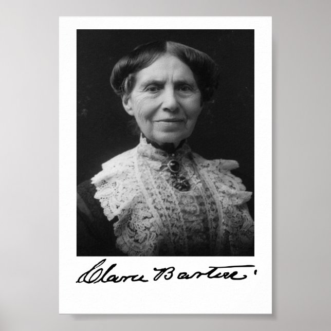 Poster Retrato de Clara Barton (Frente)