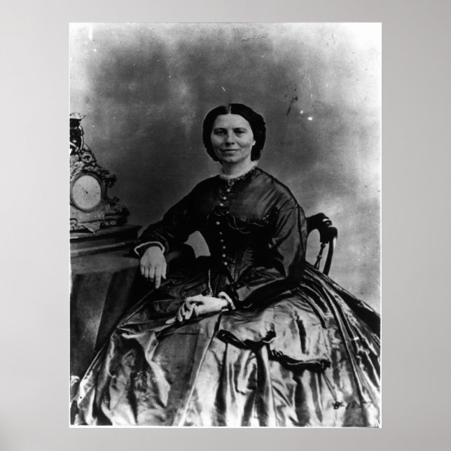 Póster Retrato de Clara Barton (Frente)