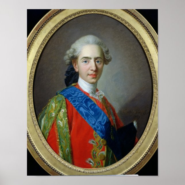 Poster Retrato de Dauphin Louis, da França (Frente)