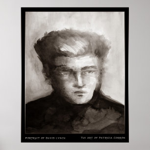 Póster Retrato de David Lynch