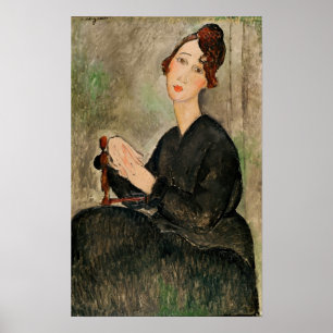Póster Retrato de Dedie Hayden, 1918