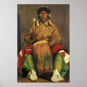 Poster Retrato de Dieguito Roybal por Robert Henri