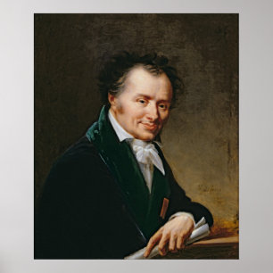 Poster Retrato de Dominique Vivant Baron Denon, 1808