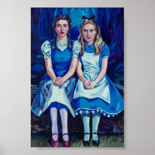 Poster Retrato de Dorothy e Alice-Dark Academia