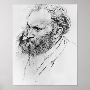 Póster Retrato de Edgar Degas   de Edouard Manet