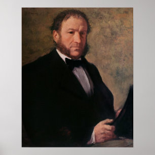 Póster Retrato de Edgar Degas do Monsieur Ruelle, 1861