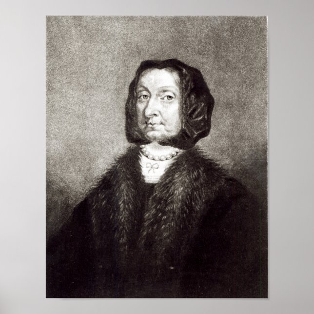 Poster Retrato de Elizabeth Cromwell (Frente)