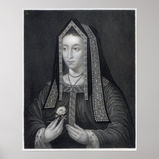 Póster Retrato de Elizabeth of York (Frente)