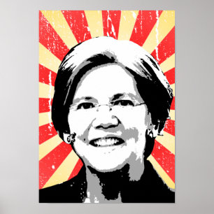 Poster Retrato de Elizabeth Warren