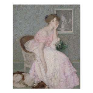 Póster Retrato de Ella Carmichael por Aman-Jean