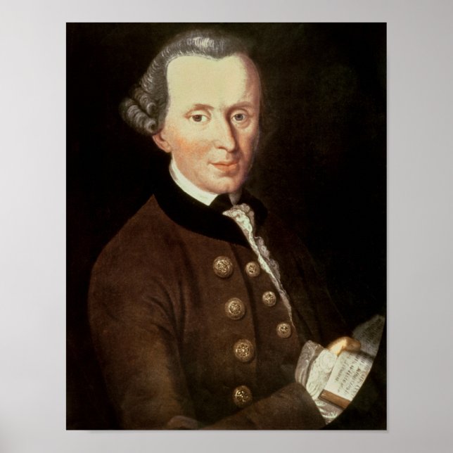 Poster Retrato de Emmanuel Kant (Frente)