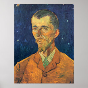 Póster Retrato de Eugene Boch por Vincent van Gogh