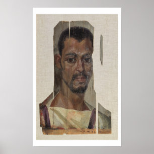 Póster Retrato de Fayum (cera do encaustic na madeira)