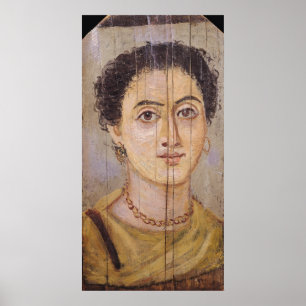 Póster Retrato de Fayum de uma mulher