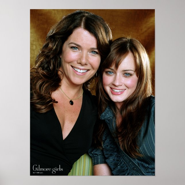 Poster Retrato de Fechamento de Lorelai & Rory (Frente)