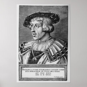 Poster Retrato de Fernando I de Habsburg, 1531