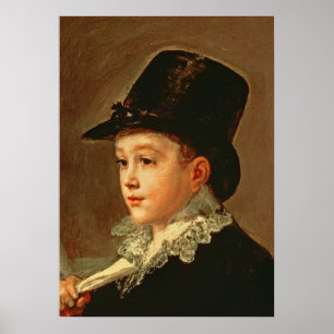 Póster Retrato de Francisco Jose de Goya y Lucientes de