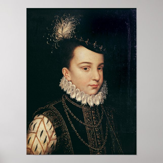 Póster Retrato de François Hercule de France (Frente)