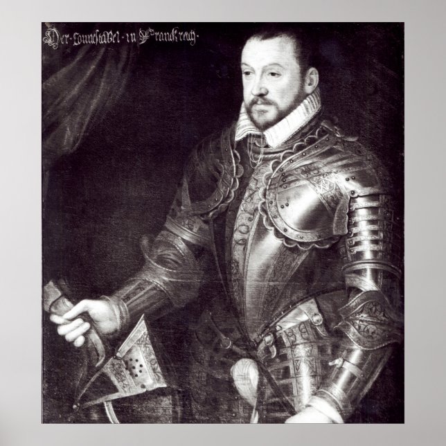 Poster Retrato de François I, Duque de Montmorency (Frente)