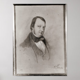 Póster Retrato de Frederic Chopin