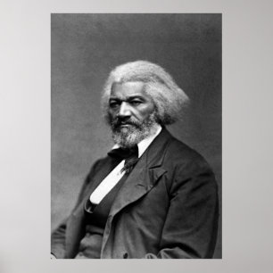 Póster Retrato de Frederick Douglass por George K. Warren