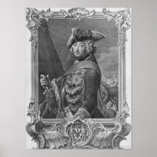 Póster Retrato de Frederick II, o excelente