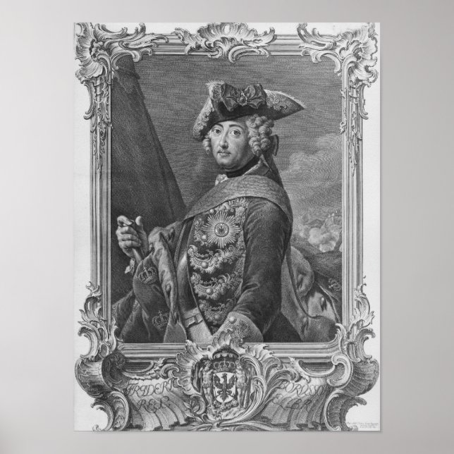 Póster Retrato de Frederick II, O Excelente (Frente)