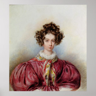 Póster Retrato de George Sand 1830