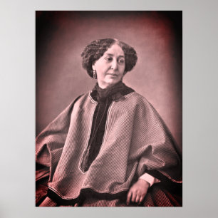 Poster Retrato de George Sand por Nadar