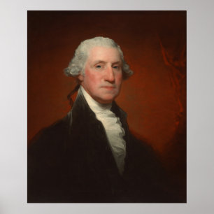 Póster Retrato de George Washington Gilbert Stuart