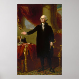 Póster Retrato de George Washington Lansdowne por Stuart