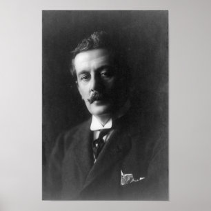 Póster Retrato de Giacomo Puccini