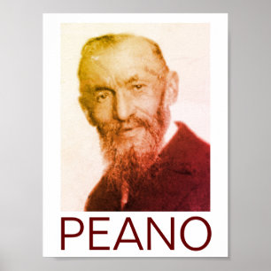 Poster Retrato de Giuseppe Peano