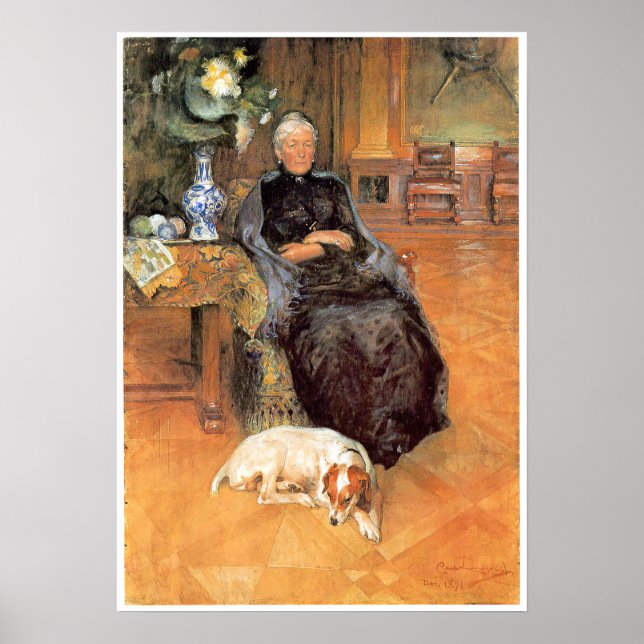 Poster Retrato de Gothilda Furstenberg (Frente)