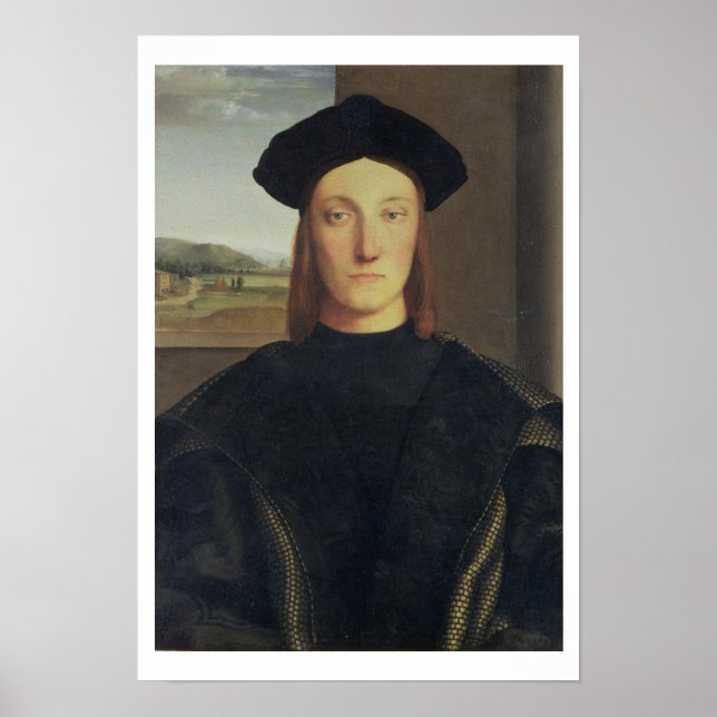 Póster Retrato de Guidobaldo da Montefeltro, Duque da Urb (Frente)