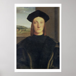 Póster Retrato de Guidobaldo da Montefeltro, duque de Urb