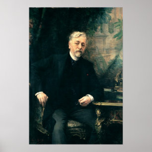 Póster Retrato de Gustave Eiffel 1905
