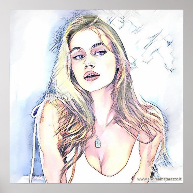 Poster Retrato de Hailey (Frente)