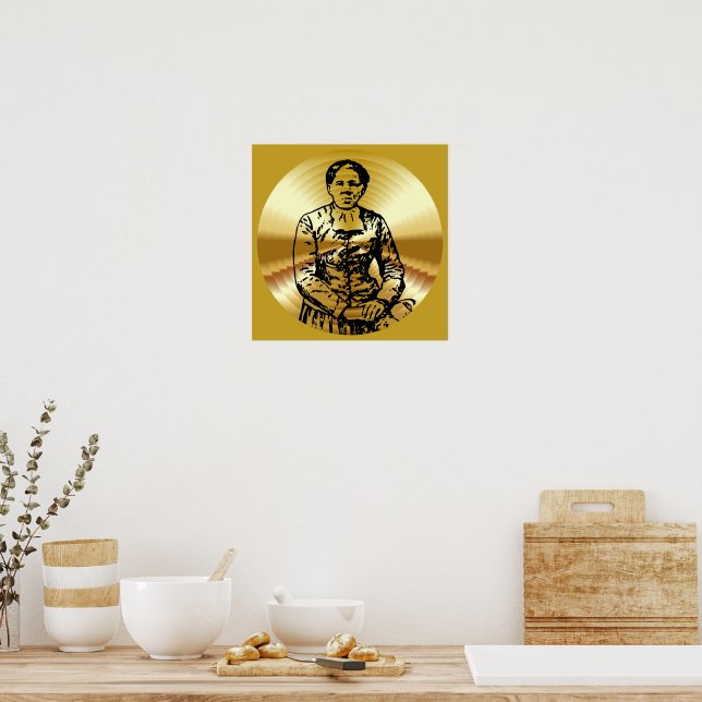 Poster retrato de Harriet Tubman (Cozinha)