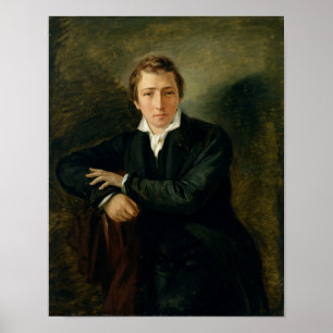 Poster Retrato de Heinrich Heine 1831