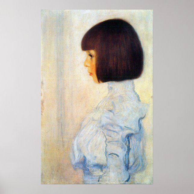 Póster Retrato de Helene Klimt por Gustav Klimt (Frente)