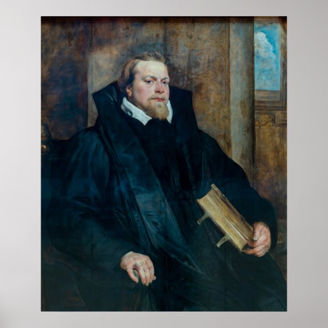 Poster Retrato de Hendrik van Thulden (Frente)