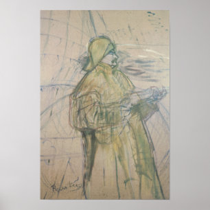 Póster Retrato de Henri de Toulouse-Lautrec de Mauríci
