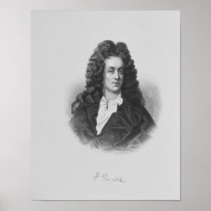 Póster Retrato de Henry Purcell