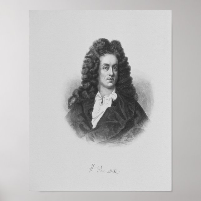 Póster Retrato de Henry Purcell (Frente)