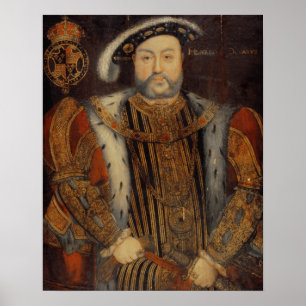 Póster Retrato de Henry VIII