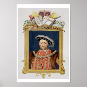 Póster Retrato de Henry VIII (1491-1547) como o defensor