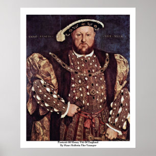 Poster Retrato de Henry Viii de Inglaterra