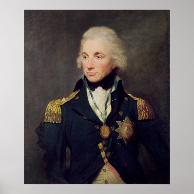 Póster Retrato de Horatio Nelson, Visconde Nelson (Frente)