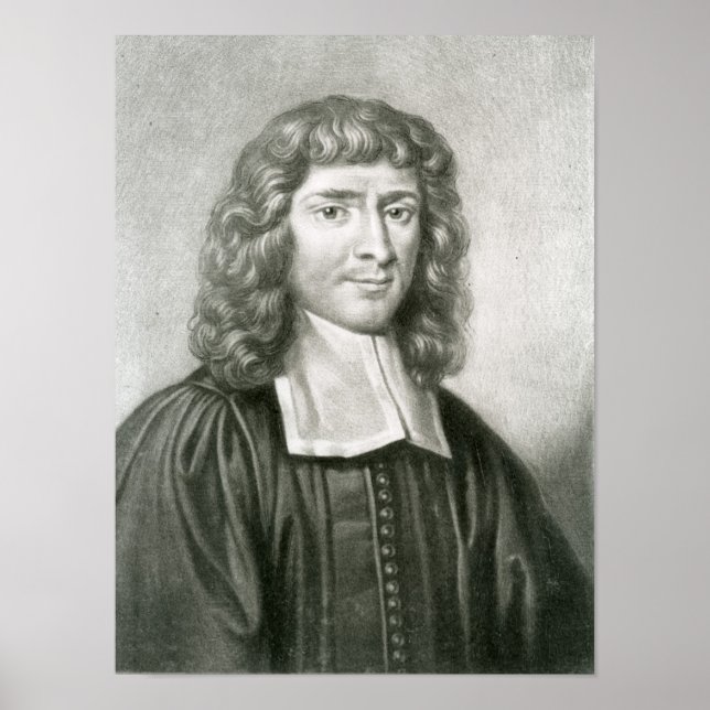 Póster Retrato de Isaac Barrow (Frente)